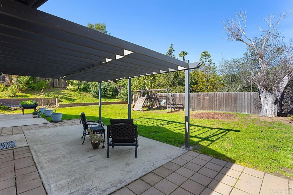 1081 Tylee Street Vista, CA 92083 - Photo 22 of 26 a view of a backyard with sitting area