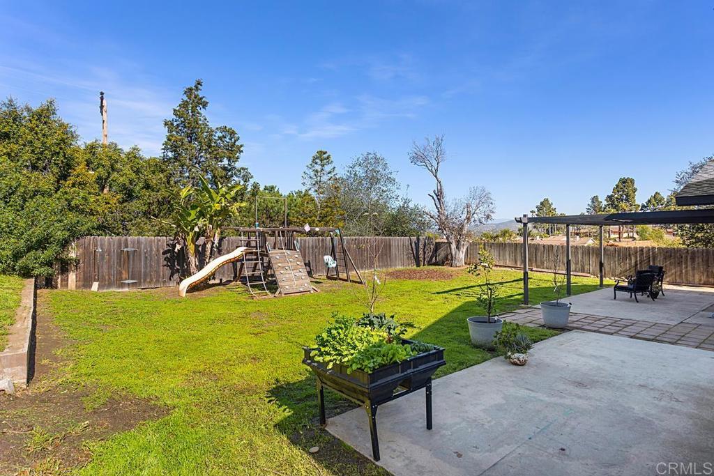 1081 Tylee Street Vista, CA 92083 - Photo 23 of 26 a view of a swimming pool with a patio and a yard