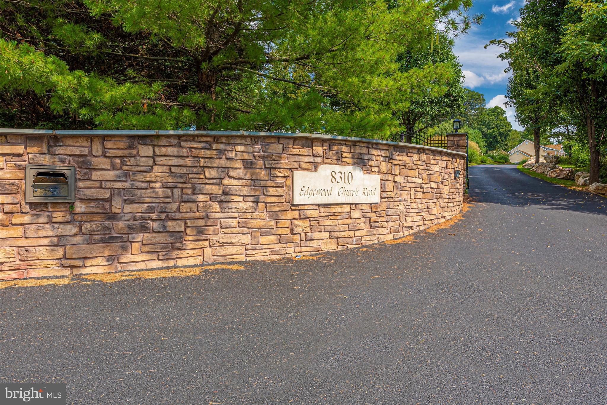8310 Edgewood Church Road Frederick, MD 21702 - Photo 12 of 107 Gated entrance to property