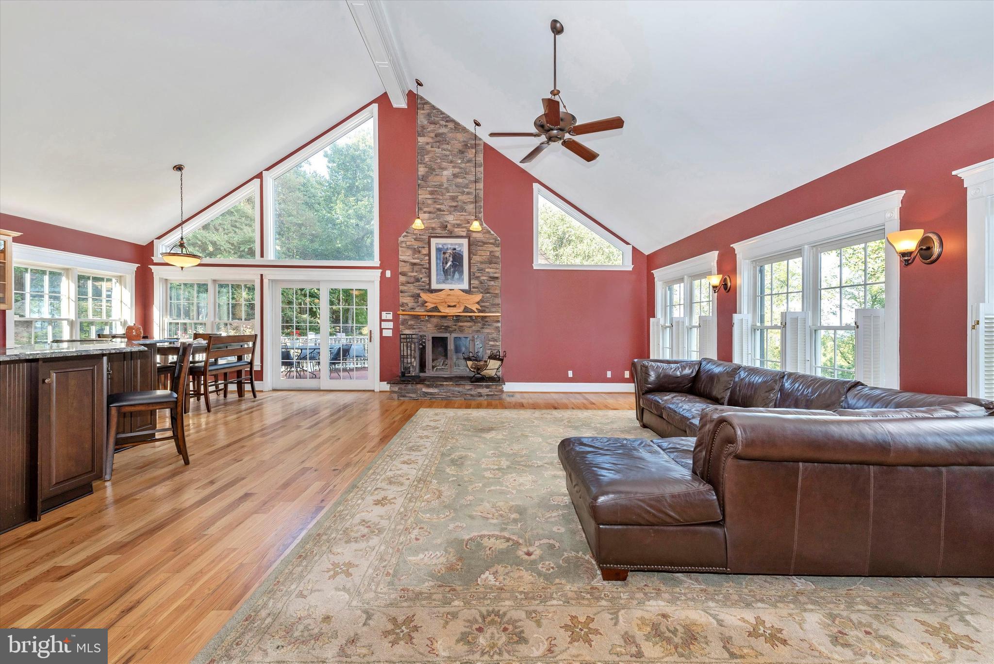 8310 Edgewood Church Road Frederick, MD 21702 - Photo 31 of 107 Family room with vaulted ceiling and windows