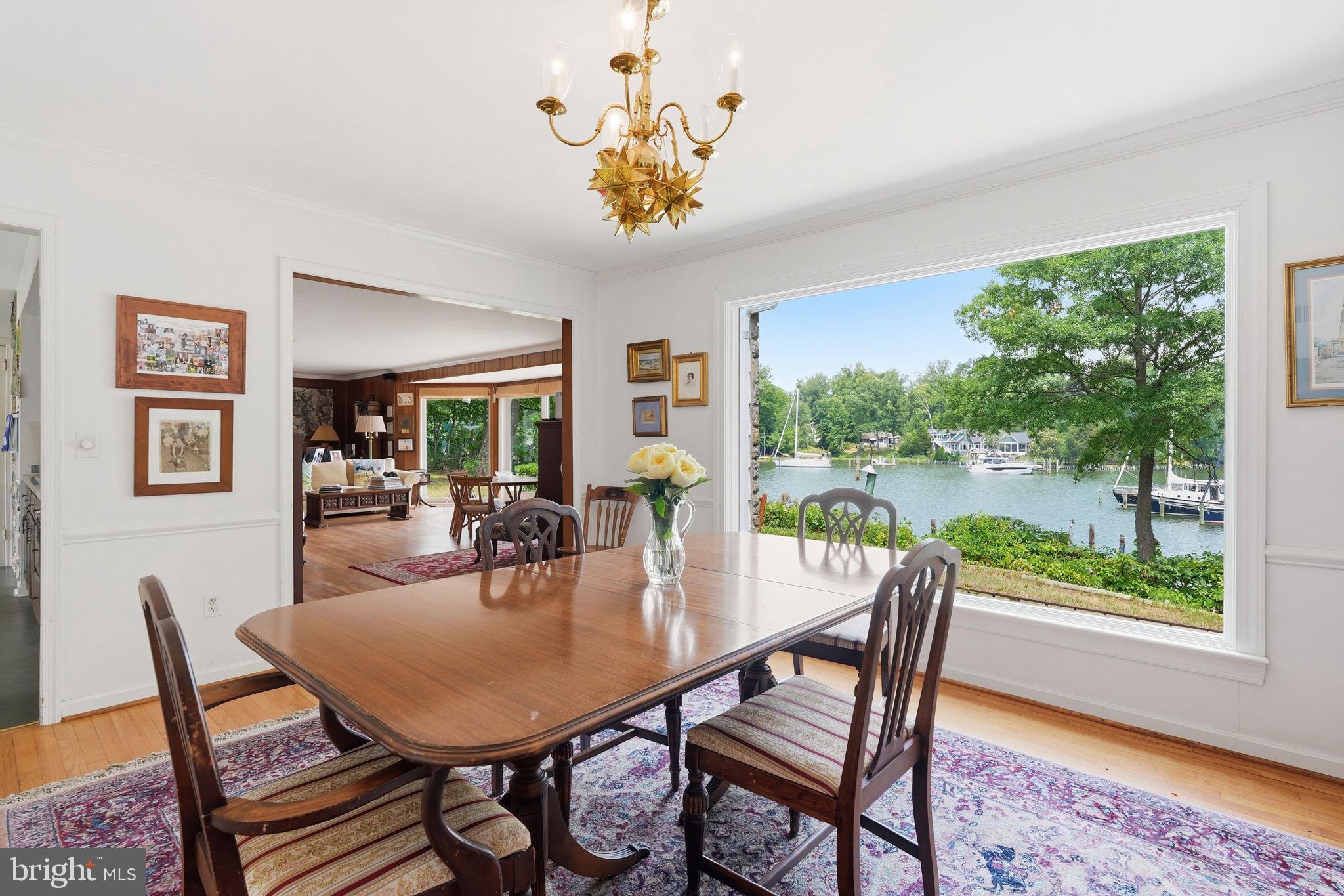 1668 Homewood Landing Road Annapolis, MD 21409 - Photo 15 of 38 Stunning picture window in the dining room