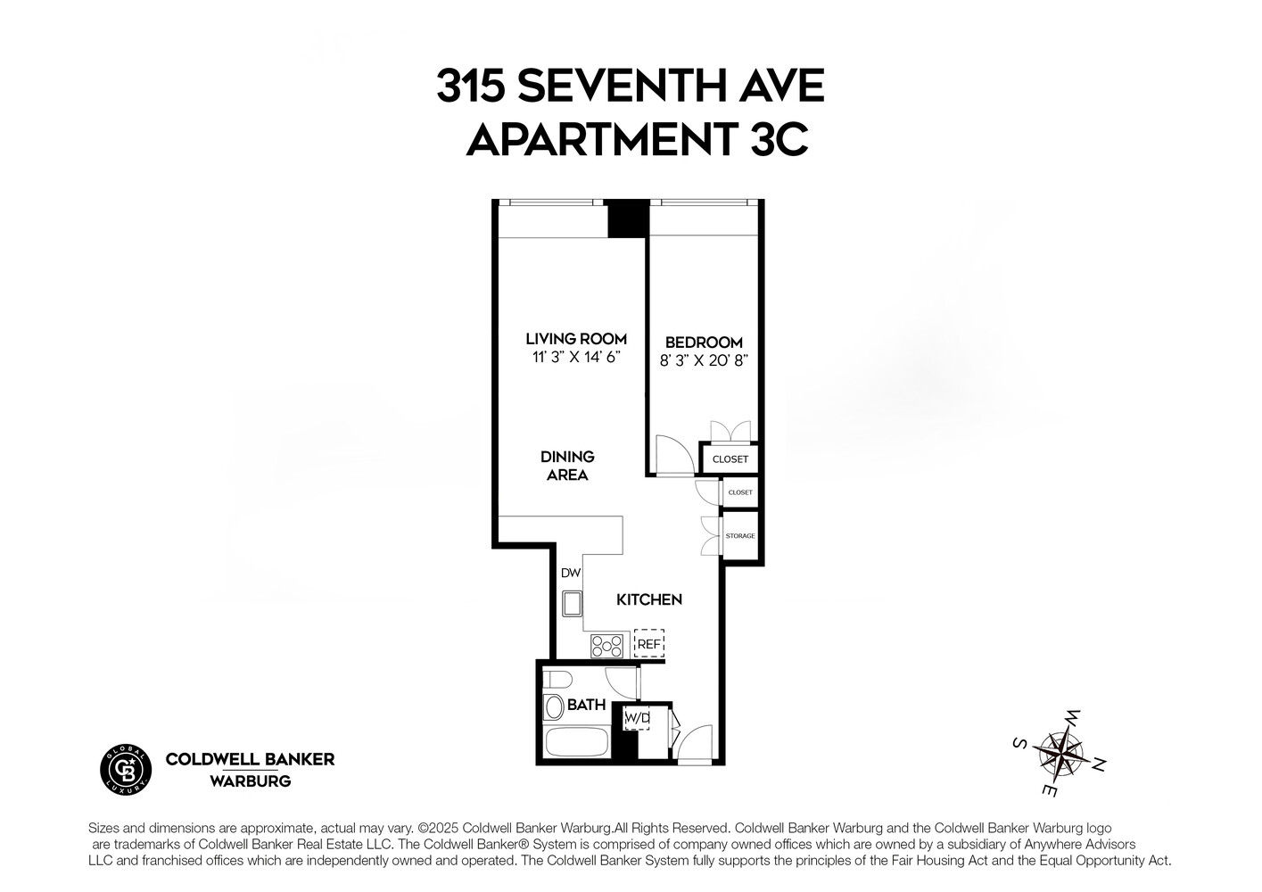 315 7th Avenue, Unit 3C Manhattan, NY 10001 - Photo 9 of 9 a picture of a bench in front of a wall