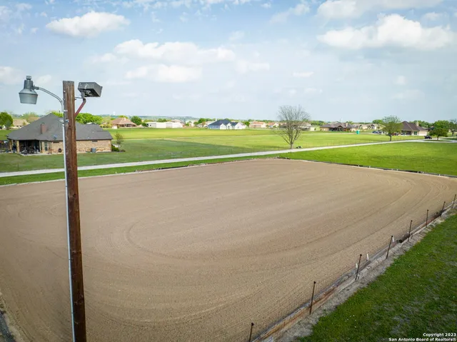 a view of a golf course