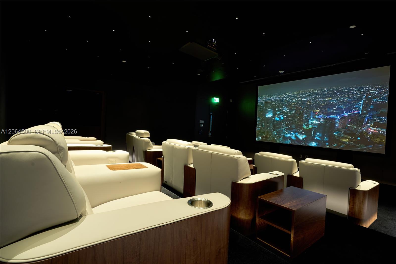 300 Biscayne Blvd Way, Unit 6301 Miami, FL 33131 - Photo 31 of 51 Floor 54-V12 Cinema.