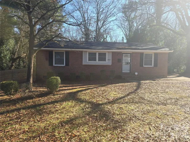 a backyard of a house