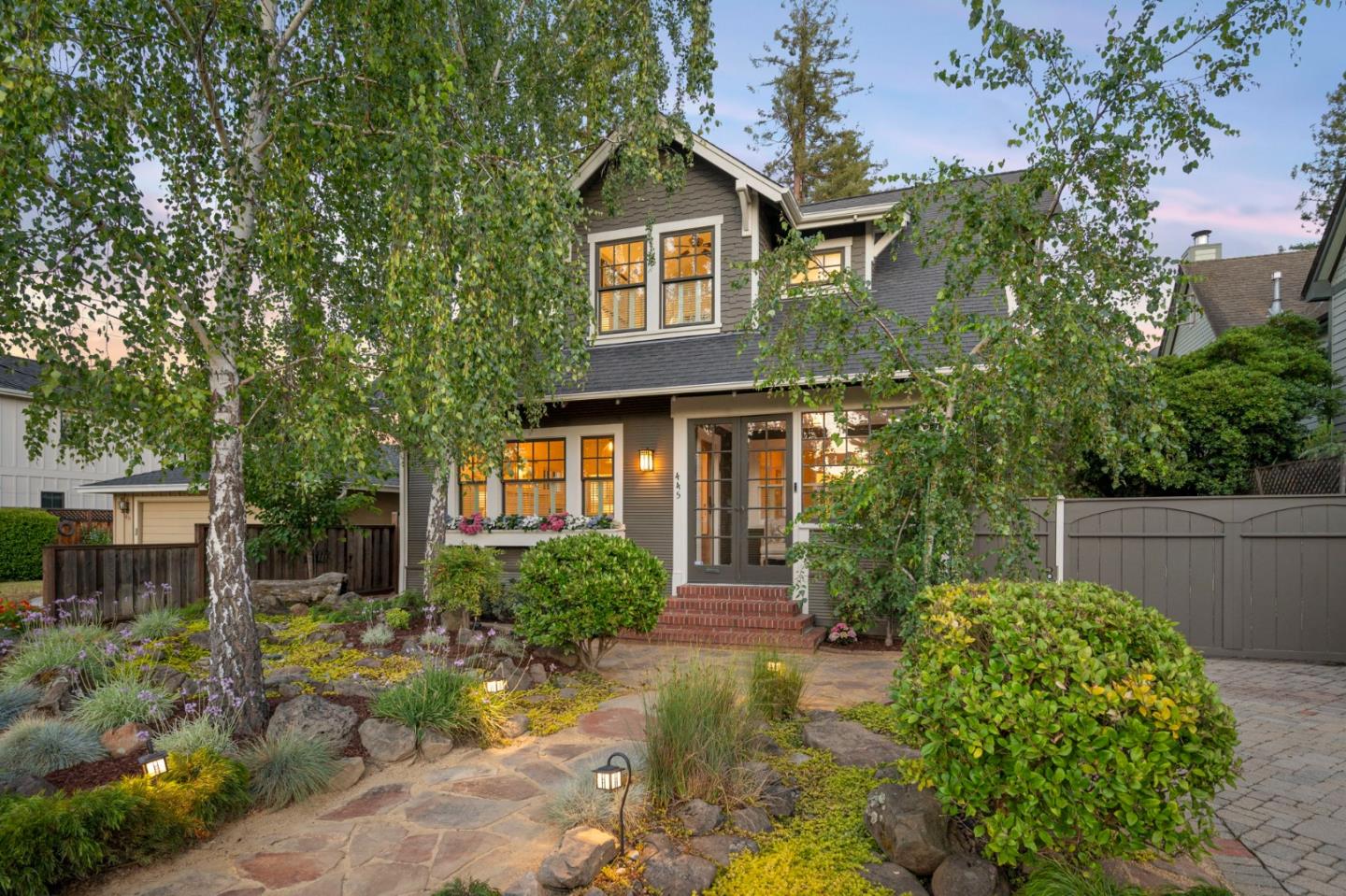 445 Arlington Road Redwood City, CA 94062 - Photo 37 of 50 a front view of a house with garden
