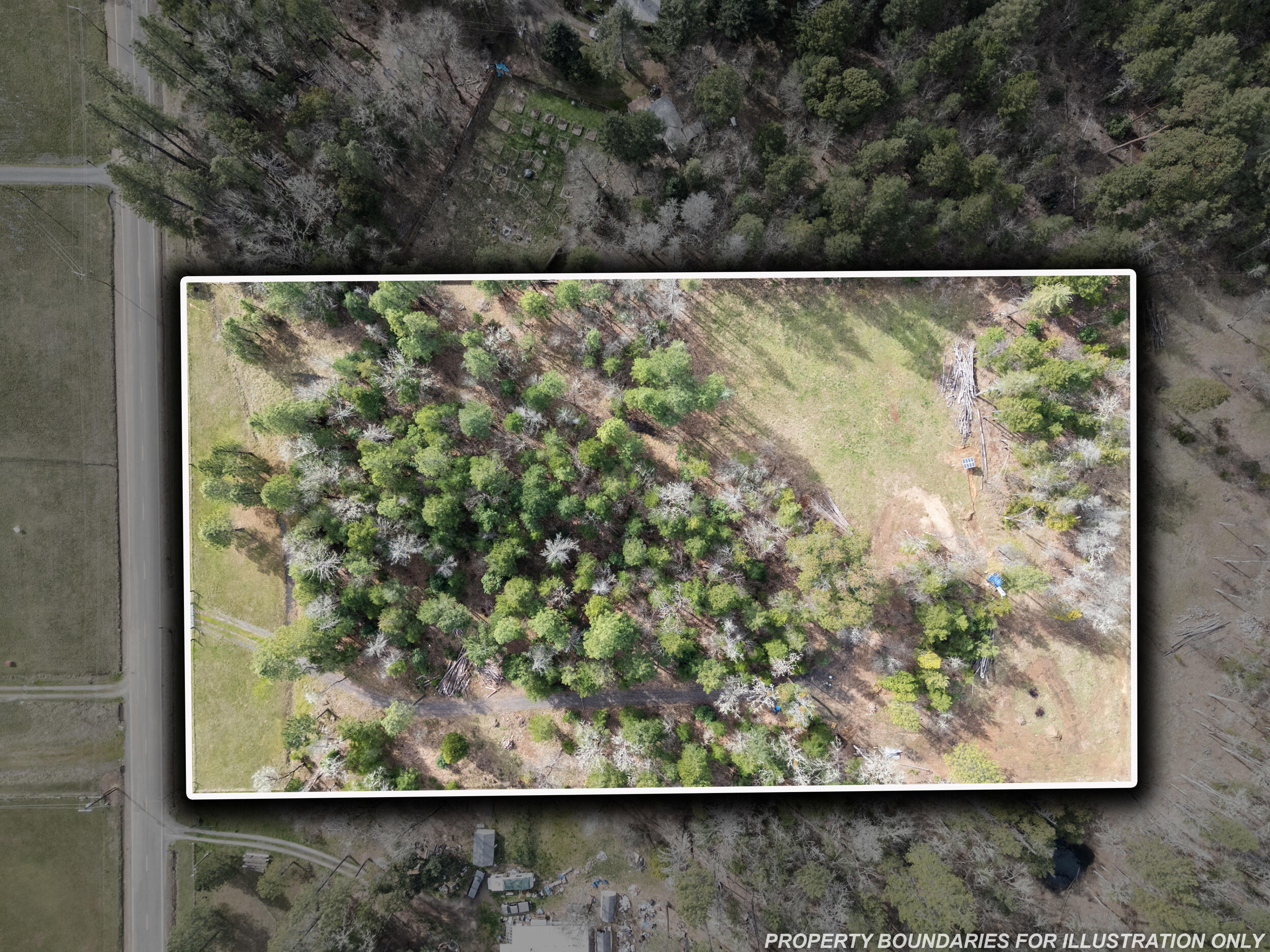 522 Jackadel Lane Cave Junction, OR 97523 - Photo 21 of 22 522 jackadel ln - lotline 2