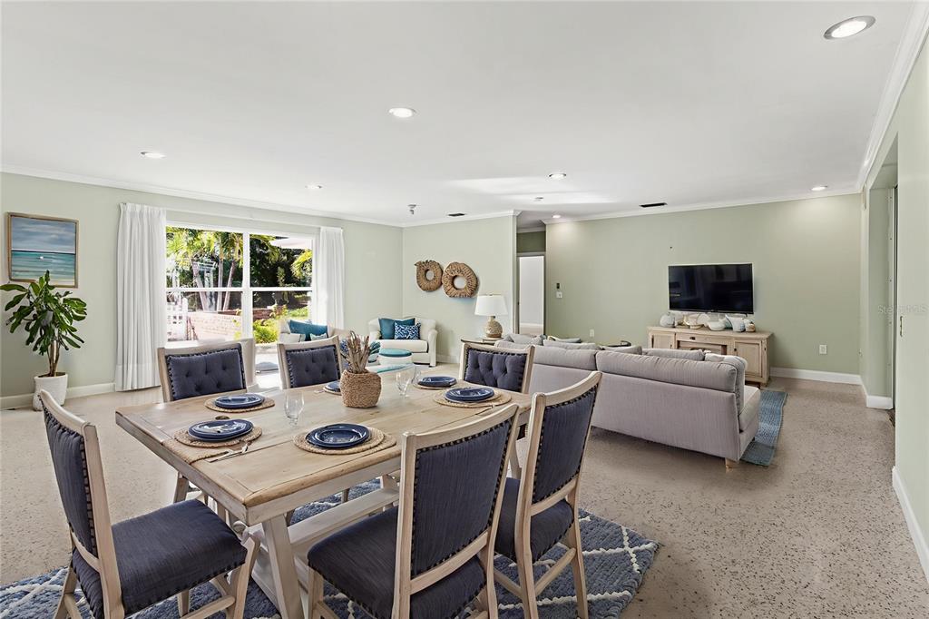 2605 Desoto Road Sarasota, FL 34243 - Photo 9 of 27 a view of a dining room with furniture and window