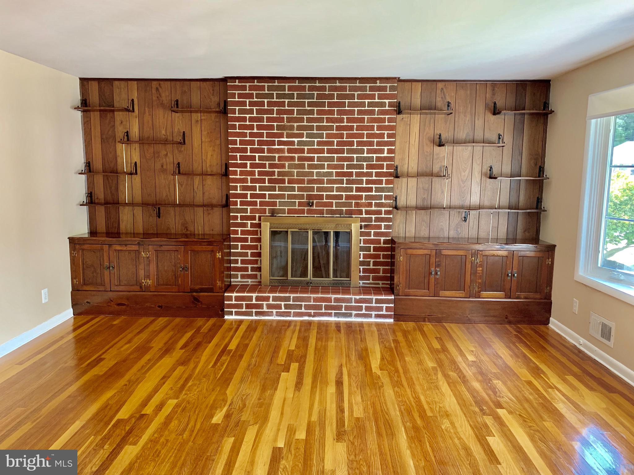 3819 Collier Road Randallstown, MD 21133 - Photo 8 of 41 Living Room Fireplace & Built Ins