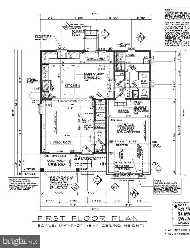 51 East Spring Street Pine Hill, NJ 08021 - Photo 41 of 42 1st Floor Plan