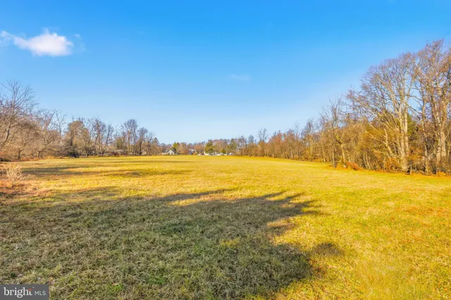 a view of a swimming pool and an outdoor space