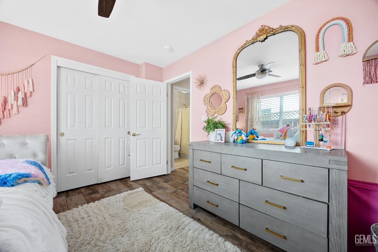 Undisclosed Address Bakersfield, CA 93311 - Photo 25 of 30 a bedroom with a bed and a dresser