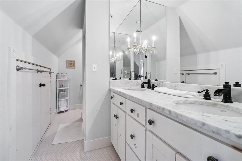 1590 Airport Road Aledo, TX 76008 - Photo 16 of 26 a bathroom with double sink and shower