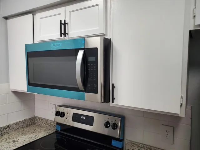 a view of small space with racks on the wall