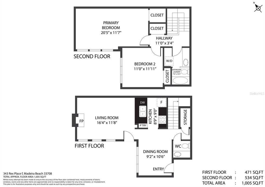 343 Rex Place, Unit F Madeira Beach, FL 33708 - Photo 20 of 28 a picture of a park with of a bench