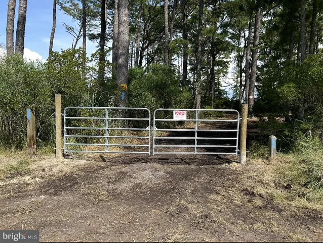 a view of a yard with wooden fence and a bench