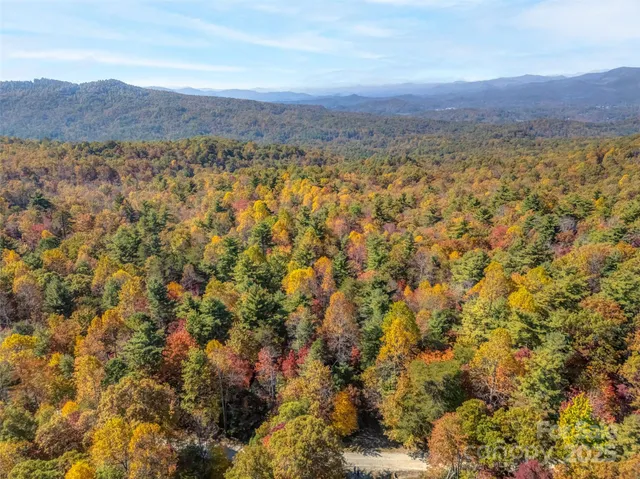 a view of an outdoor space and a mountain view