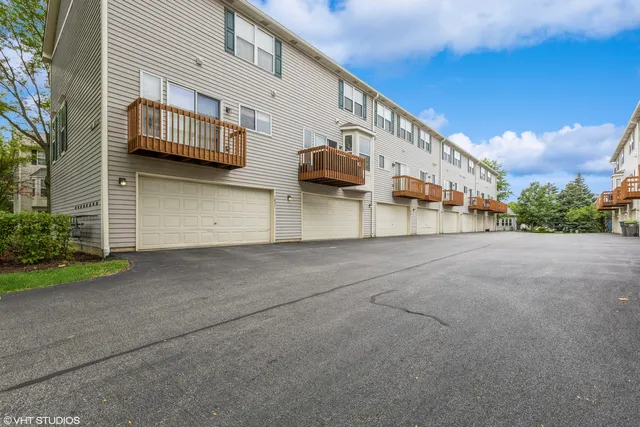 a view of a street with a building
