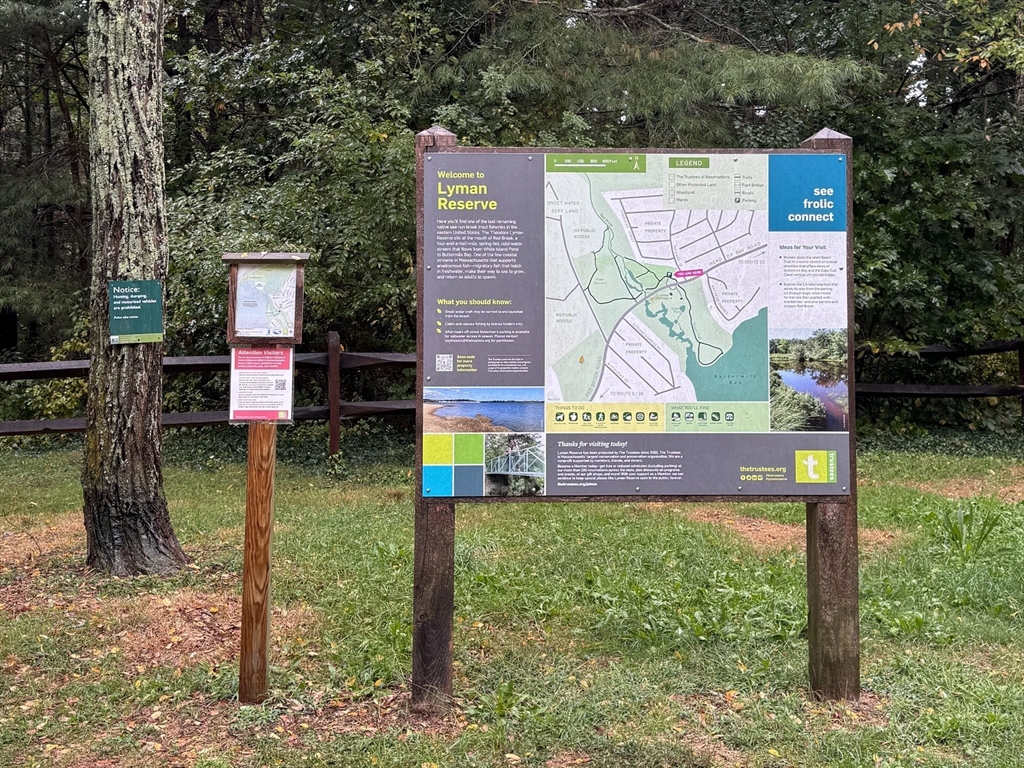 83 Red Brook Road Wareham, MA 02532 - Photo 33 of 36 a sign that is on the side of a building