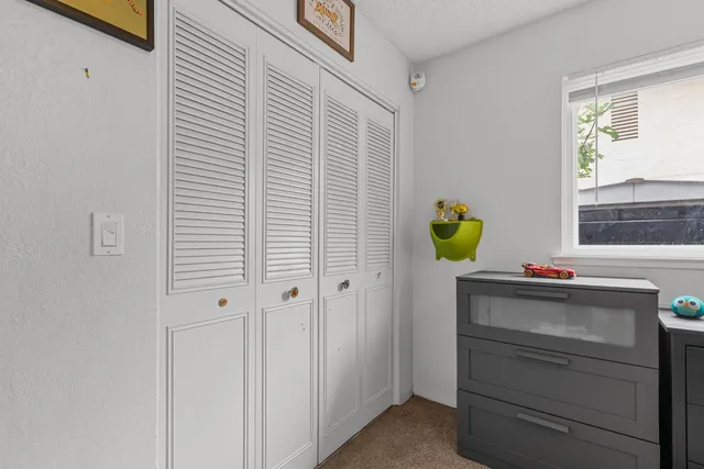 a view of a closet area