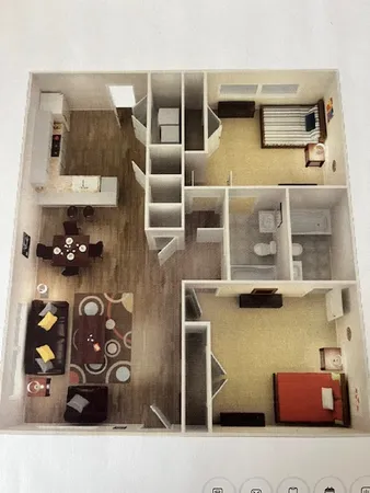 a kitchen with a refrigerator a stove and a sink