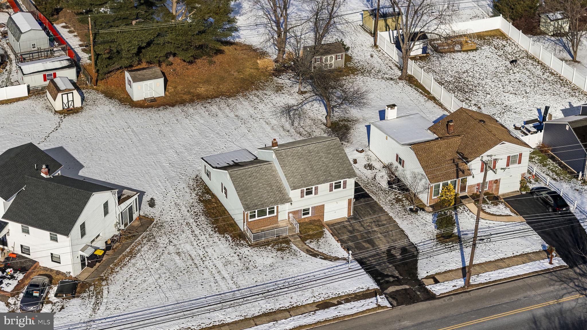 146 Ross Road King of Prussia, PA 19406 - Photo 25 of 27 an aerial view of a fireplace with wooden floor