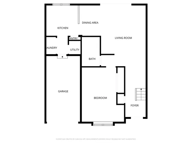a picture of a room with a floor plan