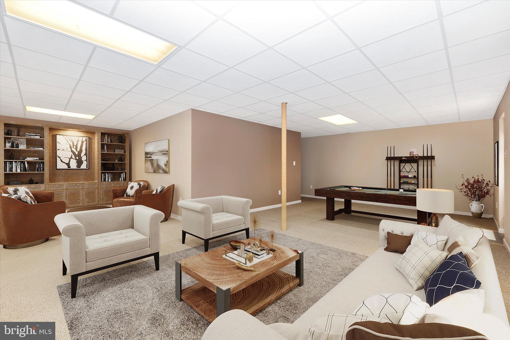 13384 Moser Road Thurmont, MD 21788 - Photo 42 of 93 Lower level virtually staged
