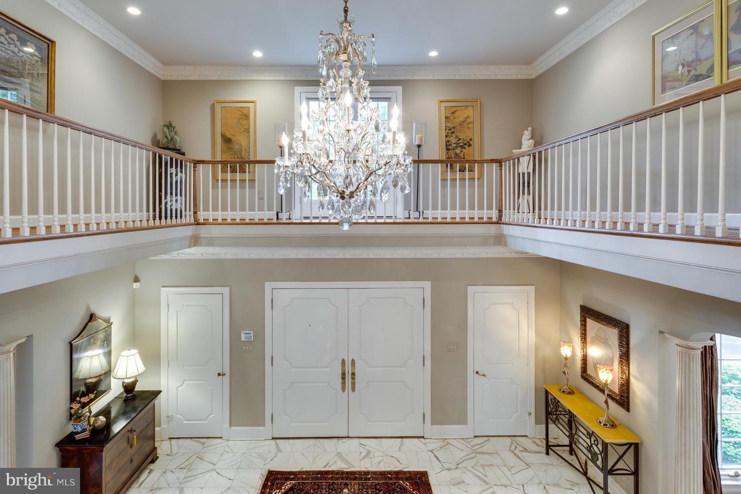 8609 Brook Road McLean, VA 22102 - Photo 7 of 30 Entrance Foyer from Split Staircase
