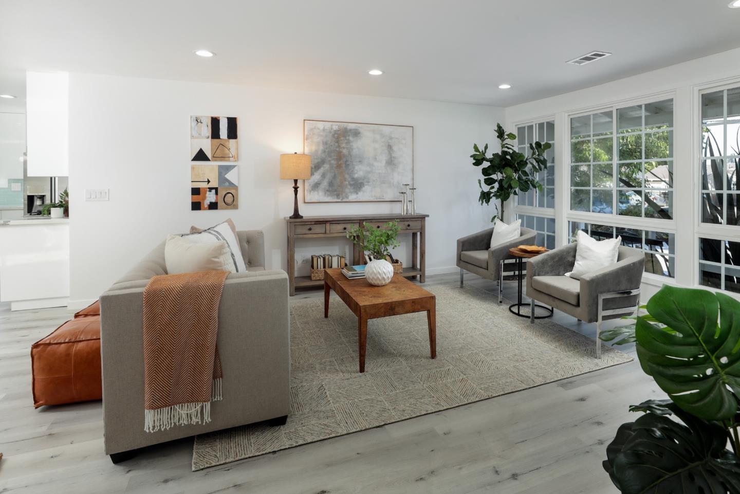 3432 Bay Road Redwood City, CA 94063 - Photo 7 of 33 a living room with furniture and a large window