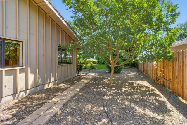 a view of outdoor space and yard