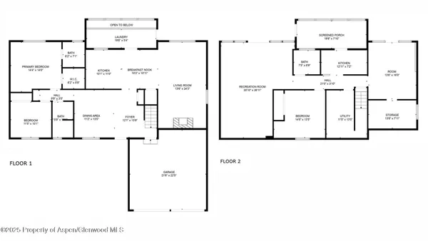 a picture of floor plan