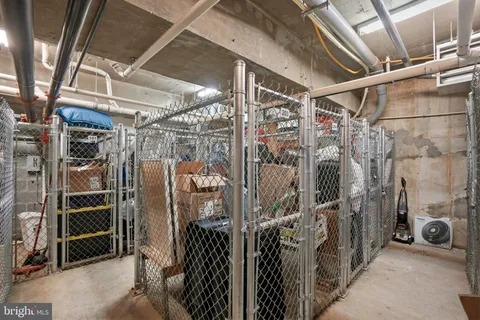 a view of storage and utility room