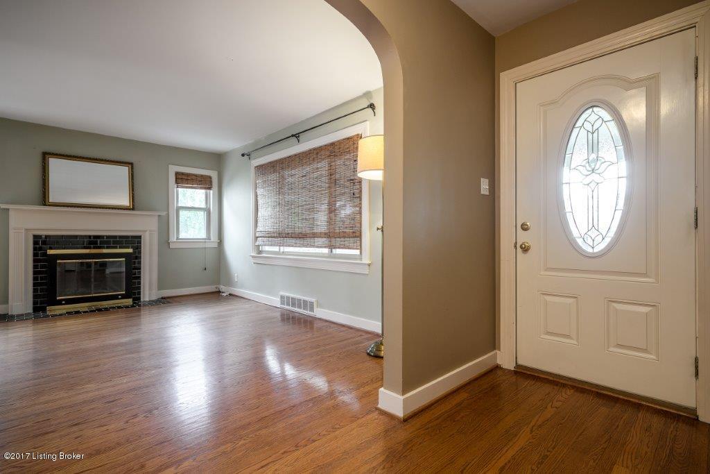 Beautiful wood floors in the living room