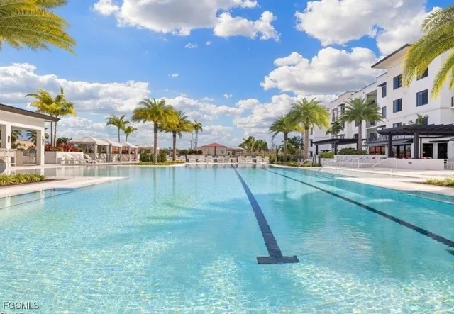 a outdoor space with seating