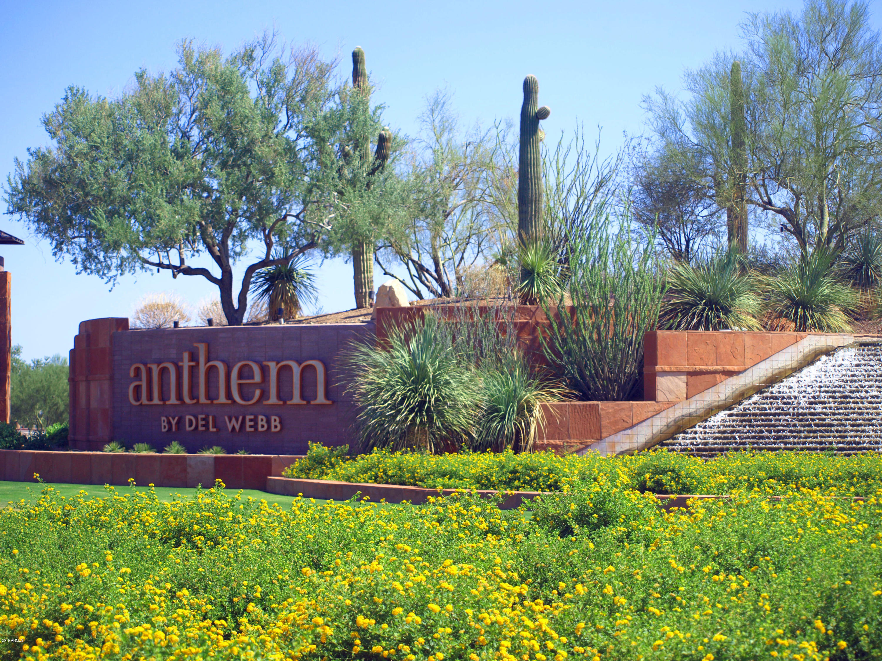 40009 North River Bend Road Anthem, AZ 85086 - Photo 26 of 42 1 -Main Entrance Lush and Green