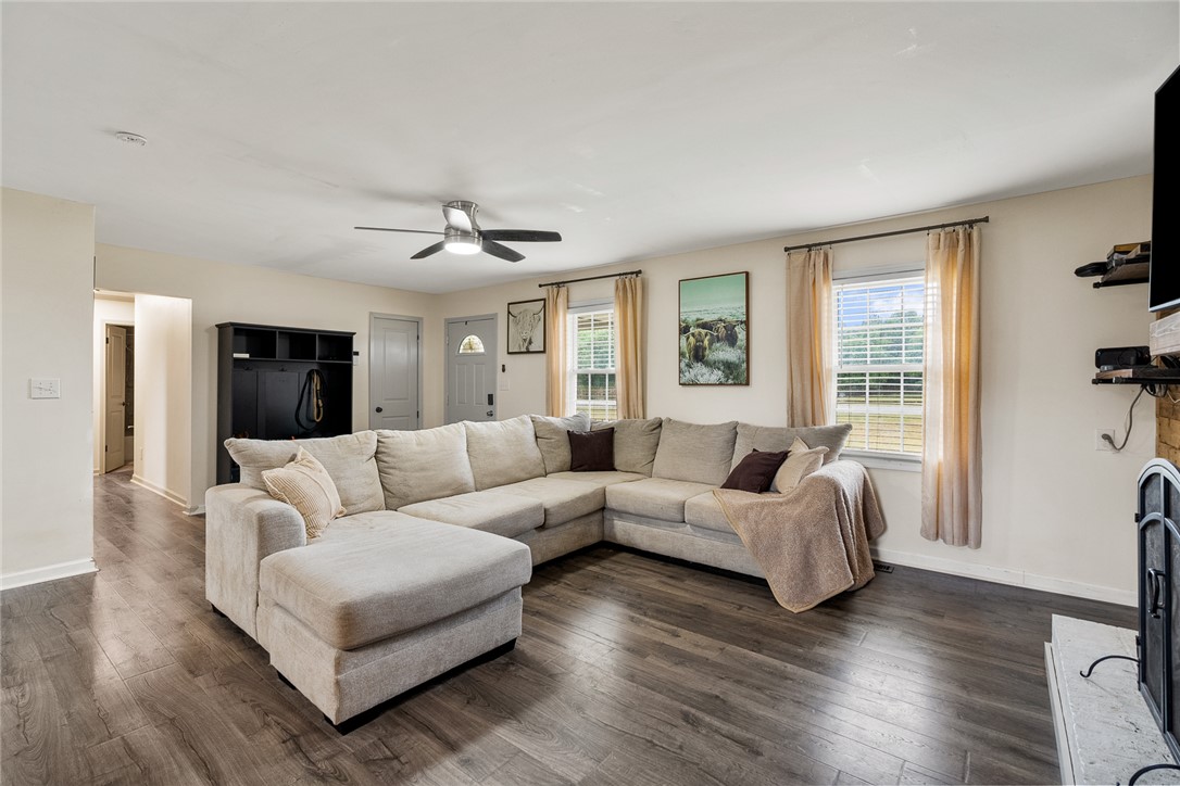 4508 Old Williamston Road Belton, SC 29627 - Photo 8 of 47 The living room features ample natural light.