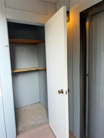 a view of front door