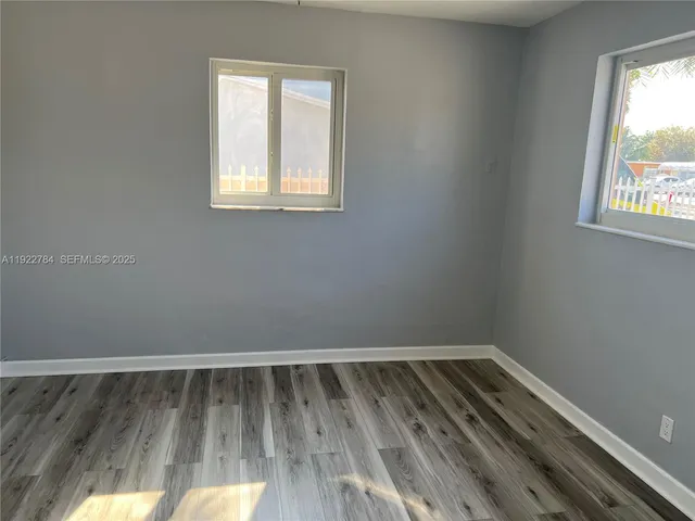 a view of wooden floor in a room