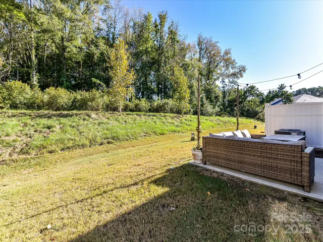 a view of a park with slide
