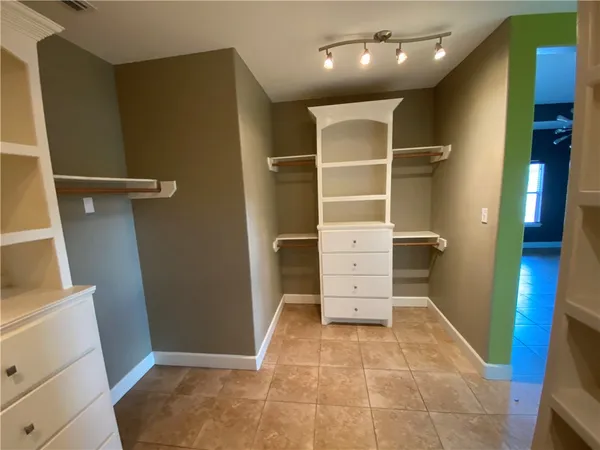 a view of walk in closet