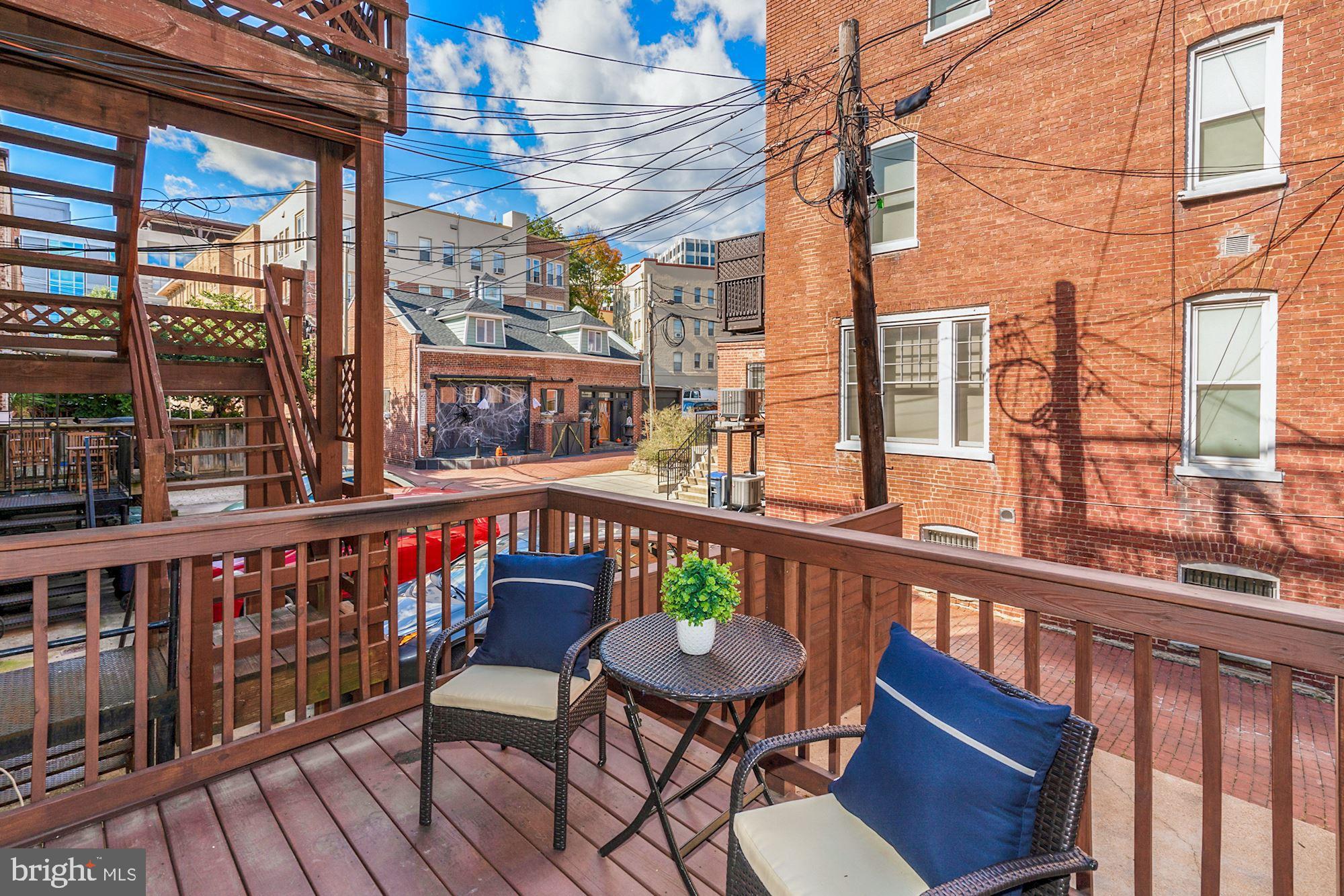 1903 S Street Northwest Washington, DC 20009 - Photo 20 of 46 Deck off of Family Room