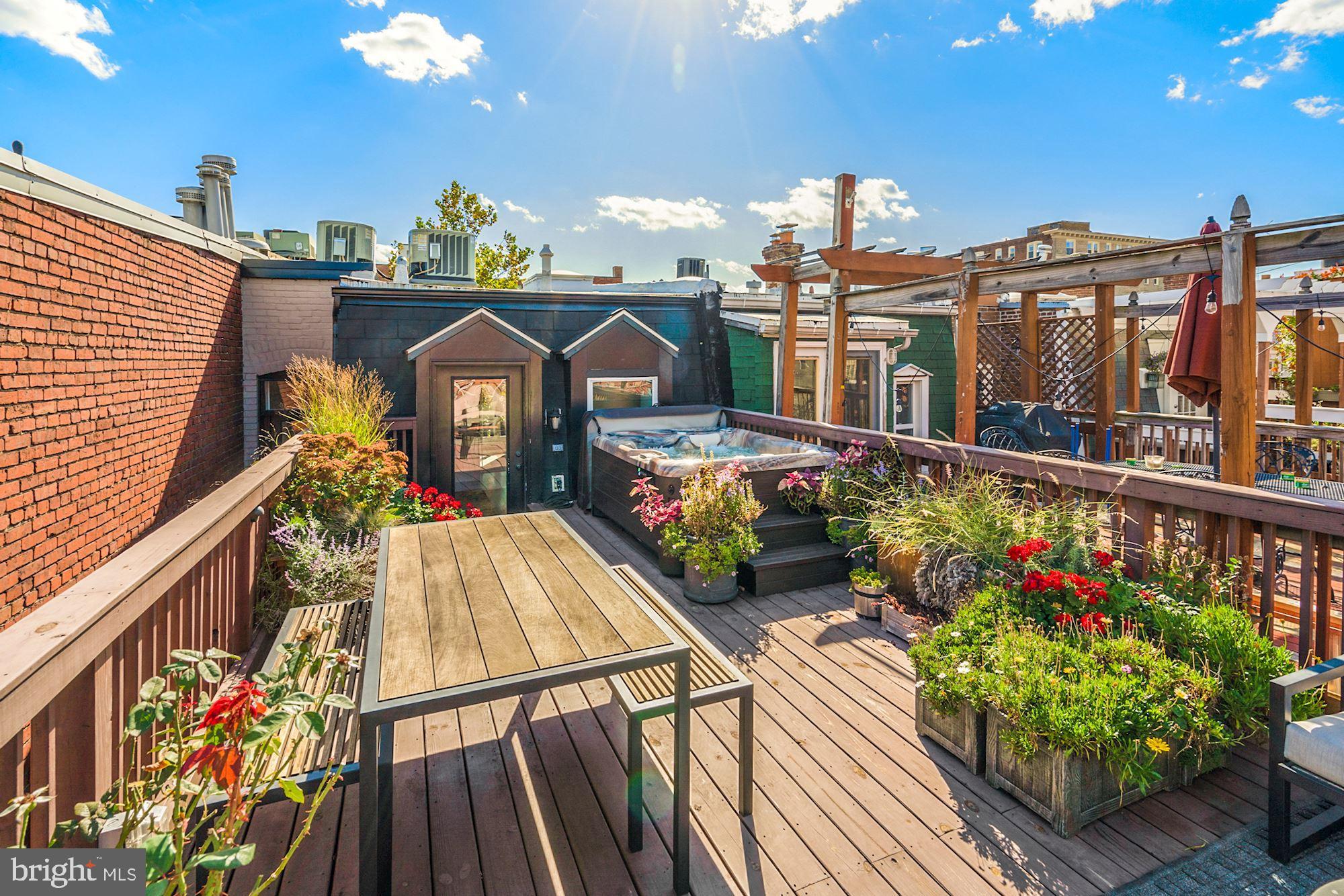 1903 S Street Northwest Washington, DC 20009 - Photo 37 of 46 Roof Deck