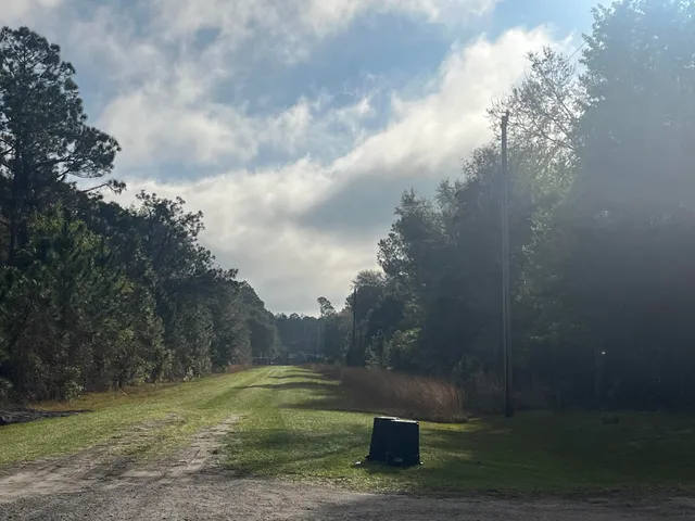 a big yard with lots of green space