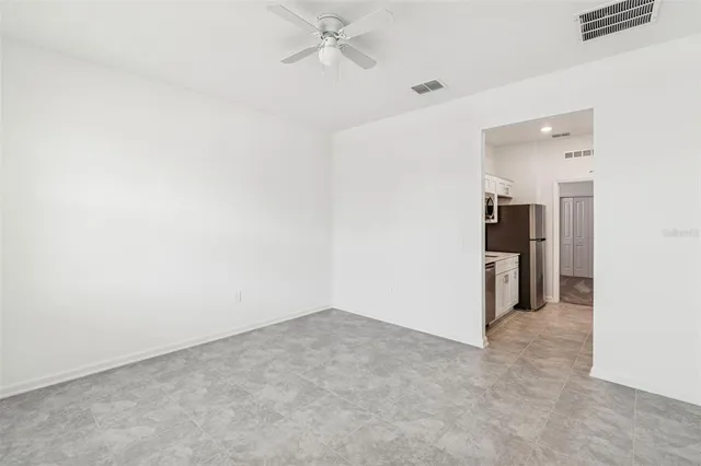 a backyard of a house