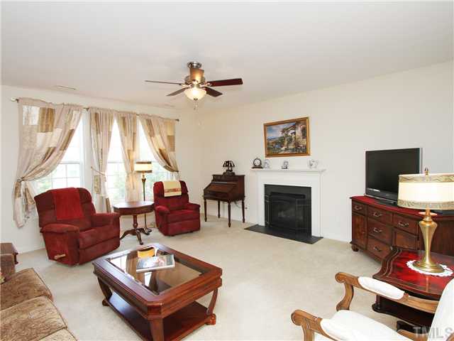 5228 Holly Ridge Farm Road Raleigh, NC 27616 - Photo 5 of 25 LOTS OF NATURAL LIGHT - THE POSITION OF THE HOME PROVIDES GREAT PRIVACY AND TREED VIEWS