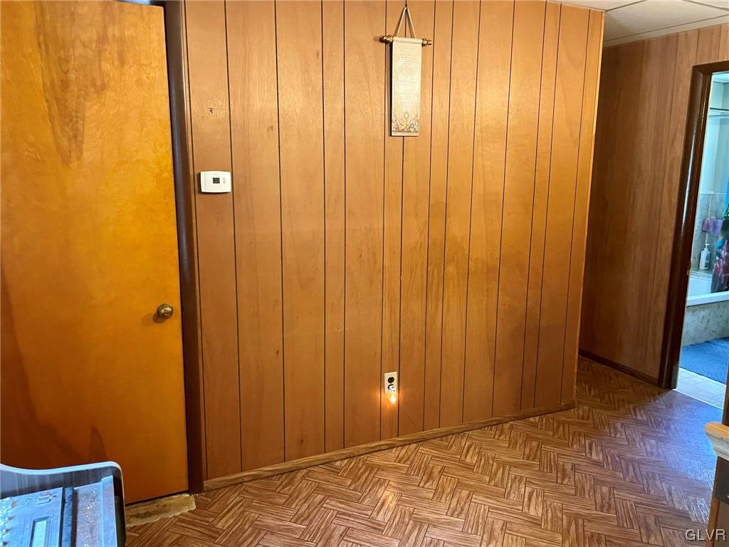 124 Haney Road Kunkletown, PA 18058 - Photo 10 of 24 a view of room with wooden walls