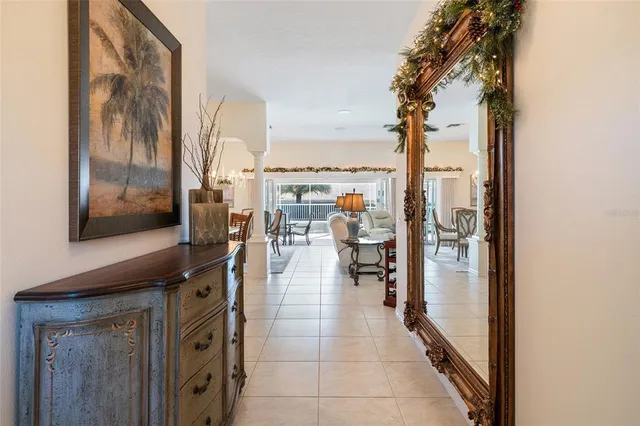a view of a dining room with lots of tables and chairs