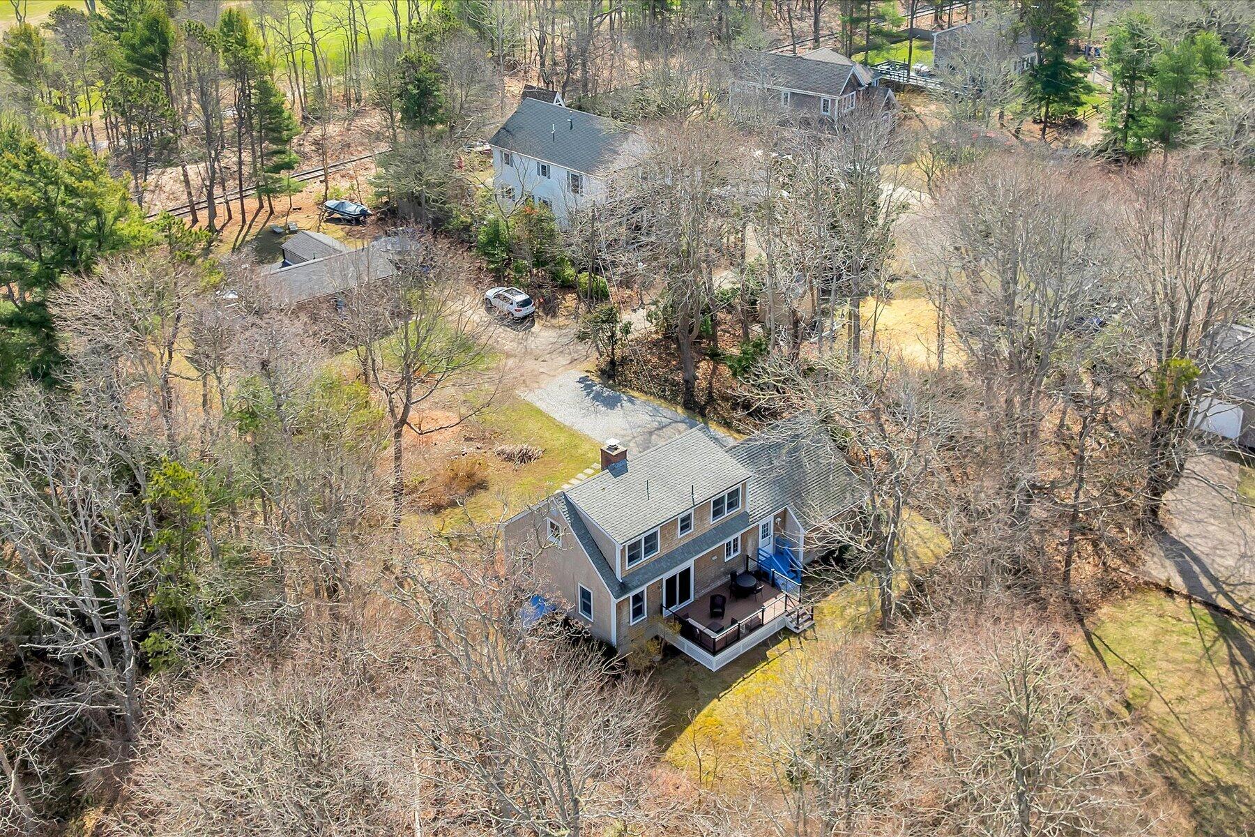 4 Quail Hill Road Pocasset, MA 02559 - Photo 38 of 38 Aerial back view