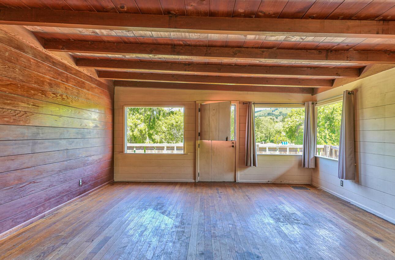 28120 Schulte Road Carmel, CA 93923 - Photo 10 of 42 a view of empty room with wooden floor and fan